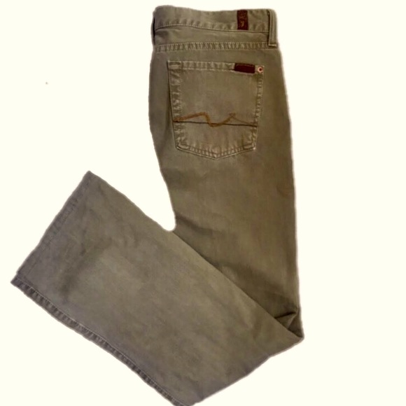 7 For All Mankind Bootcut Corduroy Pants sz 25 - Picture 2 of 4